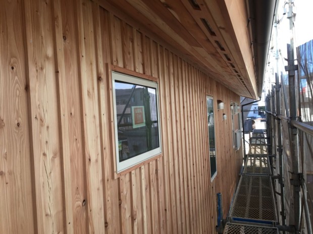 羊毛断熱材と木の外壁 スタッフブログ 自然素材の家 国産材の建築 フォレストブレス 茨城県 石岡市の工務店