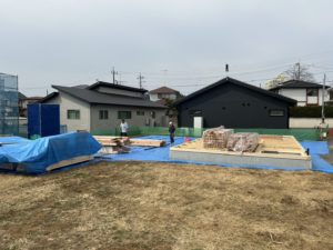 3月27日に上棟したつくば市Ａさんの家