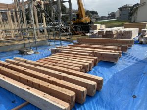 3月27日に上棟したつくば市Ａさんの家