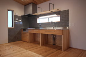 鉾田市R様邸キッチン