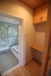 石岡市N様邸バスルーム